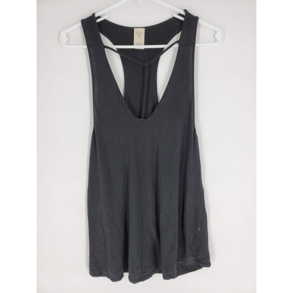 Free People Tops - Free people small black racerback tank top v neck